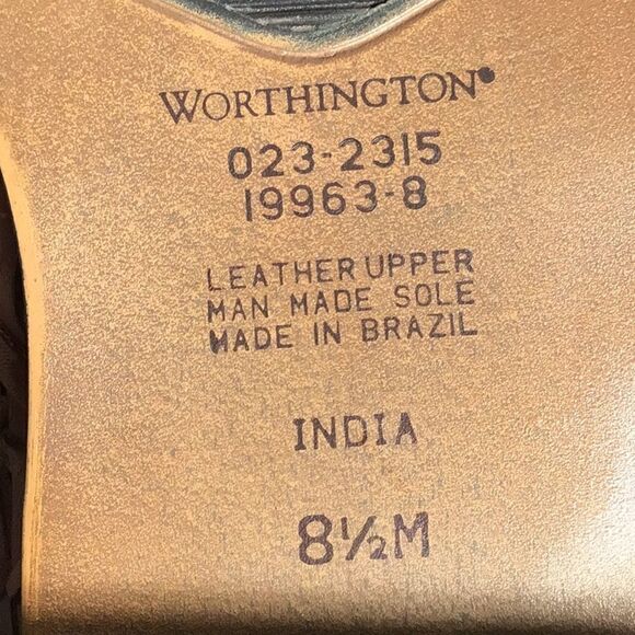 Worthington Open Toe Leather Huaraches Slip On Shoes - Picture 13 of 13